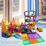 Magnetic Building Tiles Transparent Blocks Educational Toy 60 PCS - Image 6