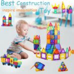 Magnetic Building Tiles Transparent Blocks Educational Toy 60 PCS - Image 8