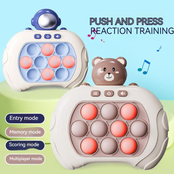 Push Game Console Machine Toy For Kids