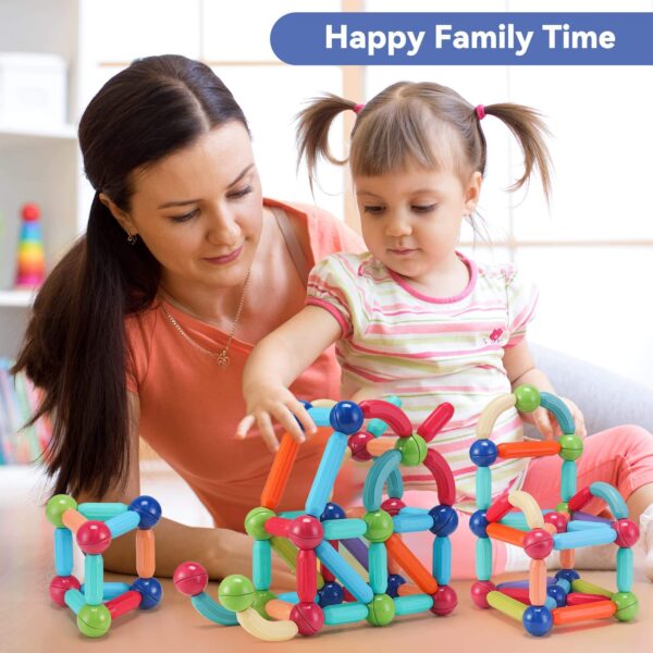 Premium Magnetic Building Sticks Blocks Educational Toy